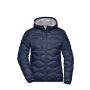 Ladies' Padded Jacket navy/silver XS