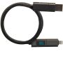SCX.design C57 100 W magnetische kabel met display - Donker grijs