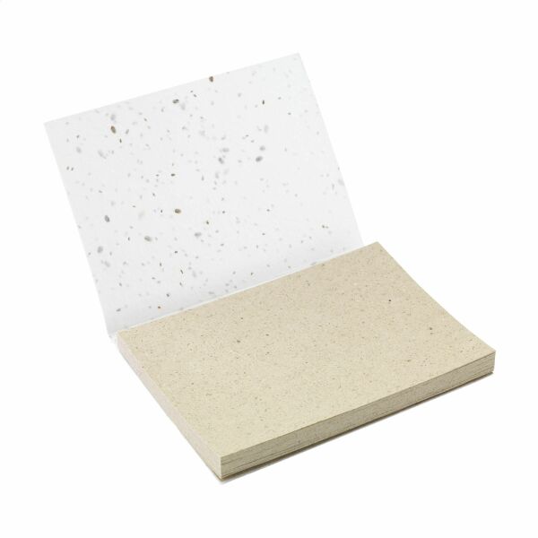 Seed Paper Sticky Notes Notizblock - CremeWeiß Seed Paper Sticky Notes Notizblock - CremeWeiß