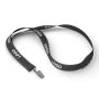 Polyester lanyard met reflecterende draden Polyester lanyard met reflecterende draden