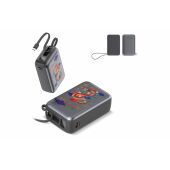 Nova Laptop 65W Powerbank met ingebouwde USB-C kabel 30000 mAh - Donker Grijs