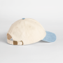 Compacte vintage cap met contrasterende klep Natural / Vintage Light Blue One Size Compacte vintage cap met contrasterende klep Natural / Vintage Light Blue One Size