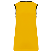 Basketbalshirt voor dames Sporty Yellow / Black XS