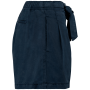 Ecologische verwassen damesshort van lyocell Washed Navy Blue XS