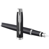 Parker IM vulpen (blauwe inkt) - Mat zwart