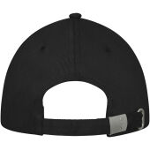 Darton 6 panel sandwich cap - Zwart