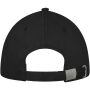Darton 6 panel sandwich cap - Zwart