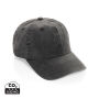 BEAU AWARE™ Washed 6 panel 270gsm cotton twill cap, zwart BEAU AWARE™ Washed 6 panel 270gsm cotton twill cap, zwart