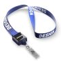 Polyester sublimatie lanyard met vierkante badge reel Polyester sublimatie lanyard met vierkante badge reel