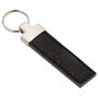 Sleutelhanger P02599, Kunstleder, Zwart