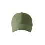 Cap unisex 6P khaki adjustable