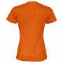 Cottover Gots T-shirt V-neck Lady orange XS Cottover Gots T-shirt V-neck Lady orange XS
