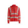 Sweatshirt met afneembare capuchon High Vis
