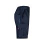 TWO-TONE MULTI-POCKET BERMUDA SHORTS, NAVY/SKY BLUE, 34, VELILLA