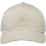 Onyx 5 panel Aware™ gerecyclede cap - Havermout
