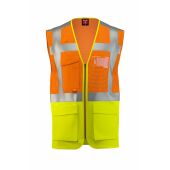 fluorescent yellow/fluorescent orange