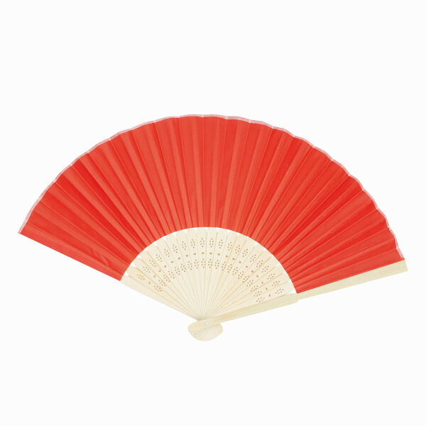 BAMBOO COOL - Opvouwbare waaier rood BAMBOO COOL - Opvouwbare waaier rood