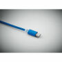 RIZO - Sleutelhanger met oplaadkabel - Royal Blauw