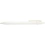 Fidget balpen van gerecycled plastic (zwarte inkt) - Wit