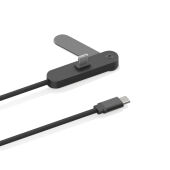 Aluvia RCS 65W PD-kabel met verstelbare telefoonstandaard, zwart