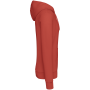 Ecologische uniseks sweater met capuchon Paprika M