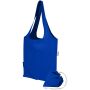 Madras Blend 140 g/m² GRS-gecertificeerde, gerecyclede, opvouwbare katoenen draagtas, 7 liter - Koningsblauw Madras Blend 140 g/m² GRS-gecertificeerde, gerecyclede, opvouwbare katoenen draagtas, 7 liter - Koningsblauw
