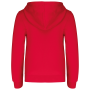 Kindersweatvest met capuchon Red / White 6/8 jaar Kindersweatvest met capuchon Red / White 6/8 jaar