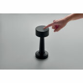 HIERLUZ - Oplaadbare ijzeren tafellamp - Zwart