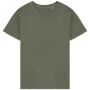 Afgewassen dames T-shirt washed organic khaki XXL