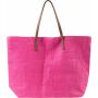 Gelamineerde non-woven (180 gr/m²) strandtas Sana rood