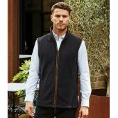 Artisan Fleece Gilet, Black/Black, 3XL, Premier
