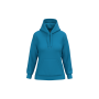 Eco damessweater met capuchon Tropical Blue XS