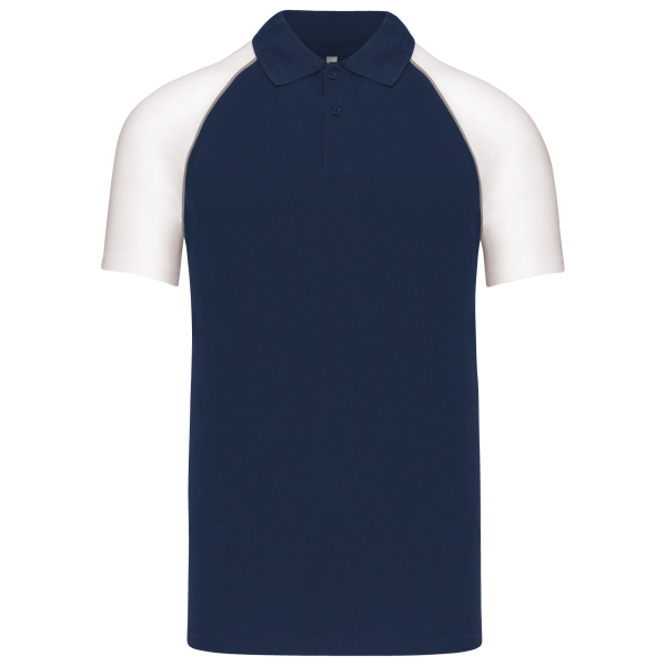 Polo baseball Navy / White XL Polo baseball Navy / White XL