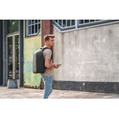 Bobby Hero Regular, anti-diefstal rugzak, antraciet, grijs