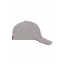 5 Panel Sandwich Cap light grey/black one size