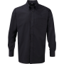 Mens' Long Sleeve Easy Care Oxford Shirt Black 3XL Mens' Long Sleeve Easy Care Oxford Shirt Black 3XL