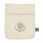 Hemp FoodPouch boterhamzakje herbruikbaar Hennep 20 x 1 x 18 cm