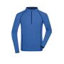 Men's Sports Shirt Longsleeve blue-melange/navy S