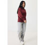 IQONIQ Yoho gerecycled katoen relaxed hoodie, bordeauxrood (L)