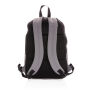 Schicker PU 15.6" Laptop-Rucksack, grau
