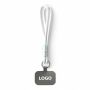 Sleutelhanger & telefoonhouder met koord met leren uiteinde.