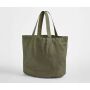 GARMENT DYED SHOPPER, VINTAGE MOSS, One size, WESTFORD MILL