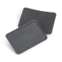 Afneembare katoenen patch Graphite Grey One Size