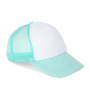 Trucker - Pet 5 panelen White / Pastel Cyan One Size