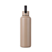 VINGA Baltimore RCS recycled SS fles 600 ML, greige
