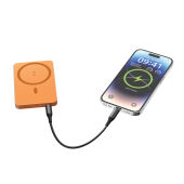 Urban Vitamin Marin 5000mAh magnetic 15W wireless powerbank, oranje
