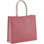 Jute Strandtas Light Marsala One Size