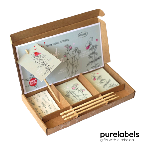 Cadeaupakket | Zadenpakket liefde zaaien | Brievenbus cadeau 