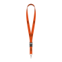 Afneembare polyester lanyard in Pantone-kleur met zeefdruk en metalen karabijnhaak Afneembare polyester lanyard in Pantone-kleur met zeefdruk en metalen karabijnhaak