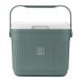 Brisby Koelbox - Frigobox - 22L - Groen - Tot maximaal 40 uur isolatie - Incl. 4 dikke koelelementen van 450ml - Temperatuur veilige sluiting - Nieuw ontwerp met koelelementen vergrendeld in deksel